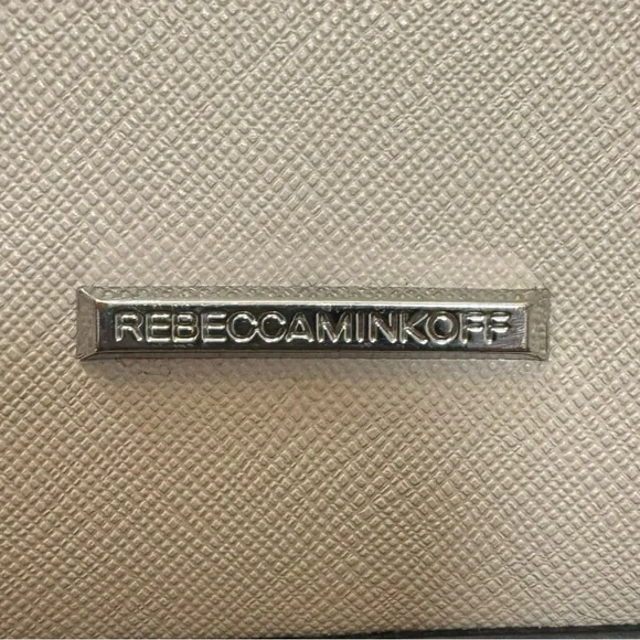 Rebecca Minkoff Genuine Leather Tan Chain Strap Crossbody Bag - Picture 8 of 14